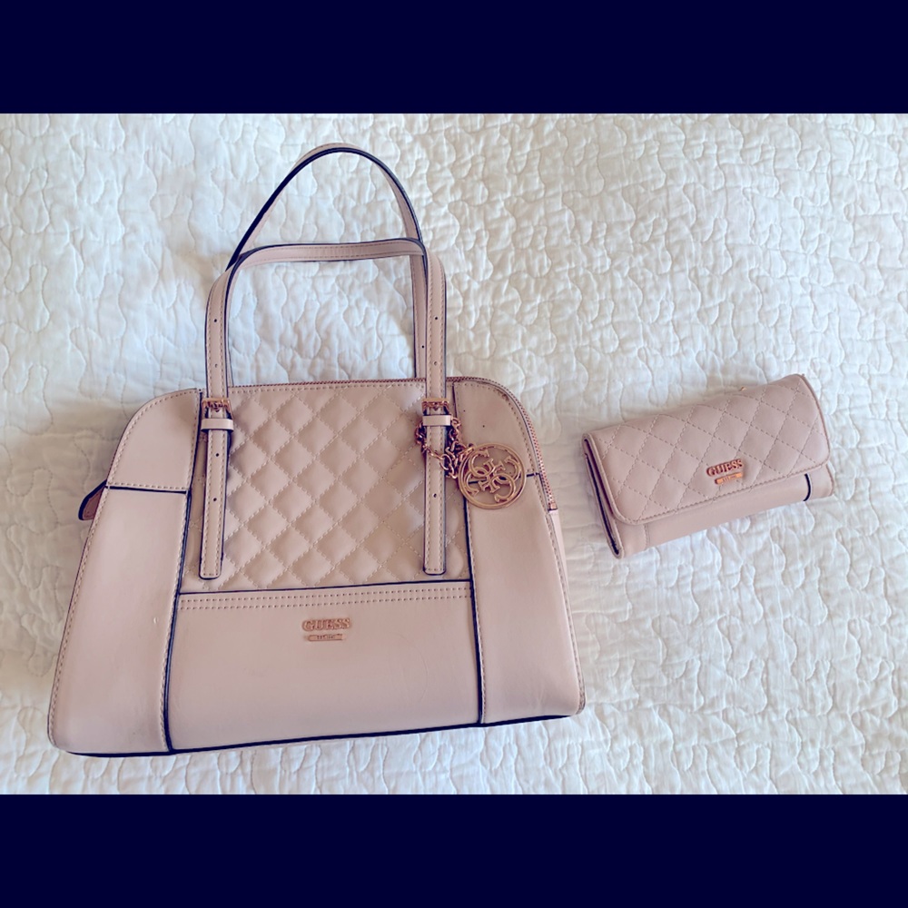 Authentic Guess Handbag with matching Wallet